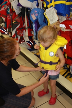 Picking the right flotation device for your child